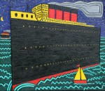 Ships in the Night 150 x 175 cms.